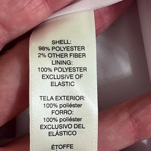 White House Black Market Pink Floral Off The Shoulder Blouse Size XXS - Picture 7 of 8